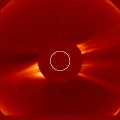 Image of solar wind