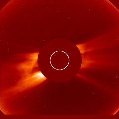 Image of solar wind