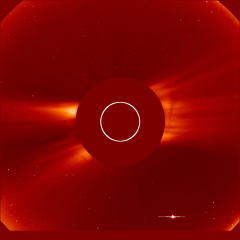 Image of solar wind