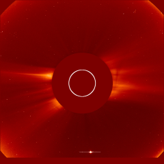 Image of solar wind