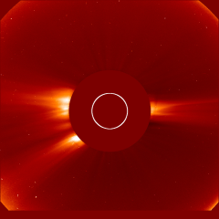 Image of solar wind