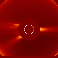 Image of solar wind