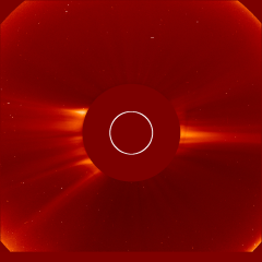 Image of solar wind