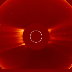 Image of solar wind