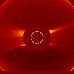 Image of solar wind