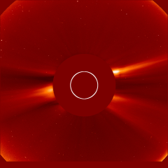 Image of solar wind