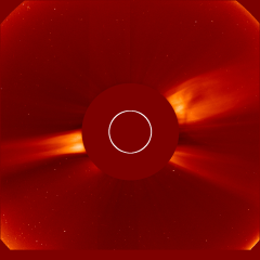 Image of solar wind