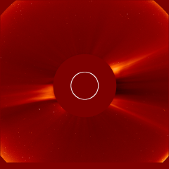 Image of solar wind