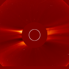 Image of solar wind