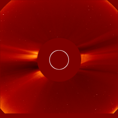 Image of solar wind