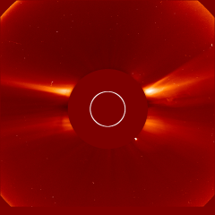 Image of solar wind