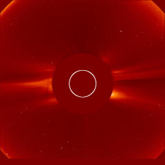 Image of solar wind