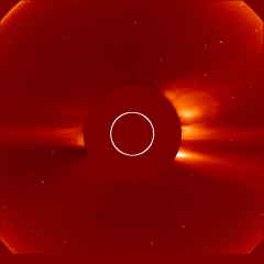 Image of solar wind