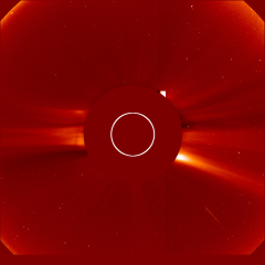 Image of solar wind