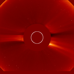 Image of solar wind