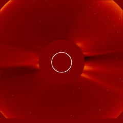 Image of solar wind