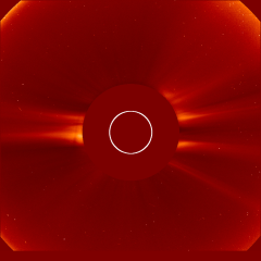 Image of solar wind