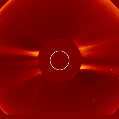 Image of solar wind