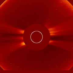 Image of solar wind