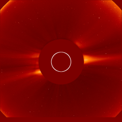 Image of solar wind