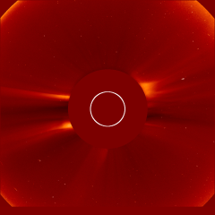 Image of solar wind