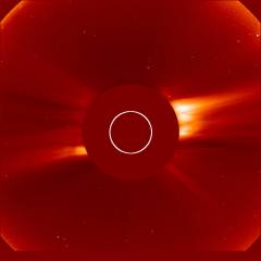 Image of solar wind