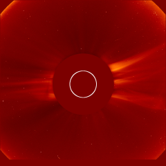 Image of solar wind