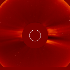 Image of solar wind