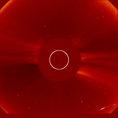 Image of solar wind