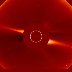 Image of solar wind