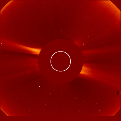 Image of solar wind