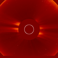 Image of solar wind