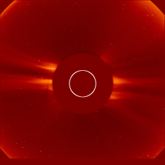 Image of solar wind