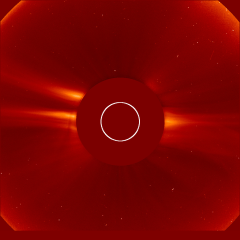 Image of solar wind