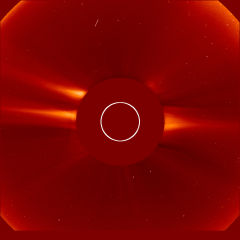 Image of solar wind