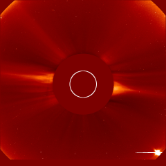 Image of solar wind