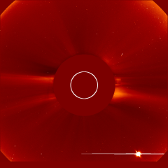 Image of solar wind