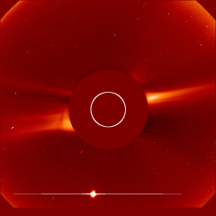 Image of solar wind