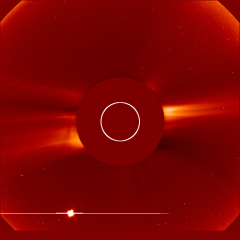 Image of solar wind