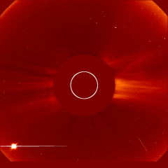 Image of solar wind