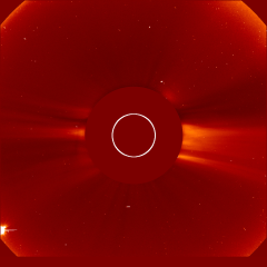 Image of solar wind