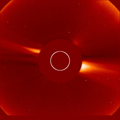 Image of solar wind