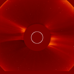 Image of solar wind