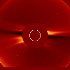 Image of solar wind