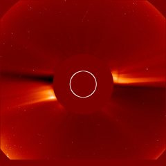 Image of solar wind