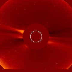 Image of solar wind