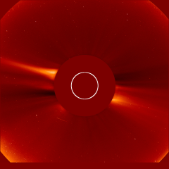 Image of solar wind