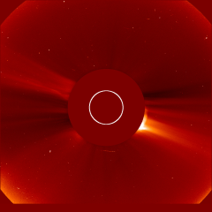 Image of solar wind