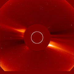 Image of solar wind