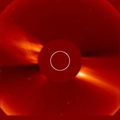 Image of solar wind